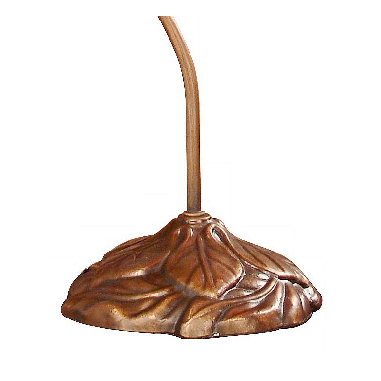 Image 4 Dale Tiffany 19" High Pink Rose Petal Downbridge Accent Lamp more views