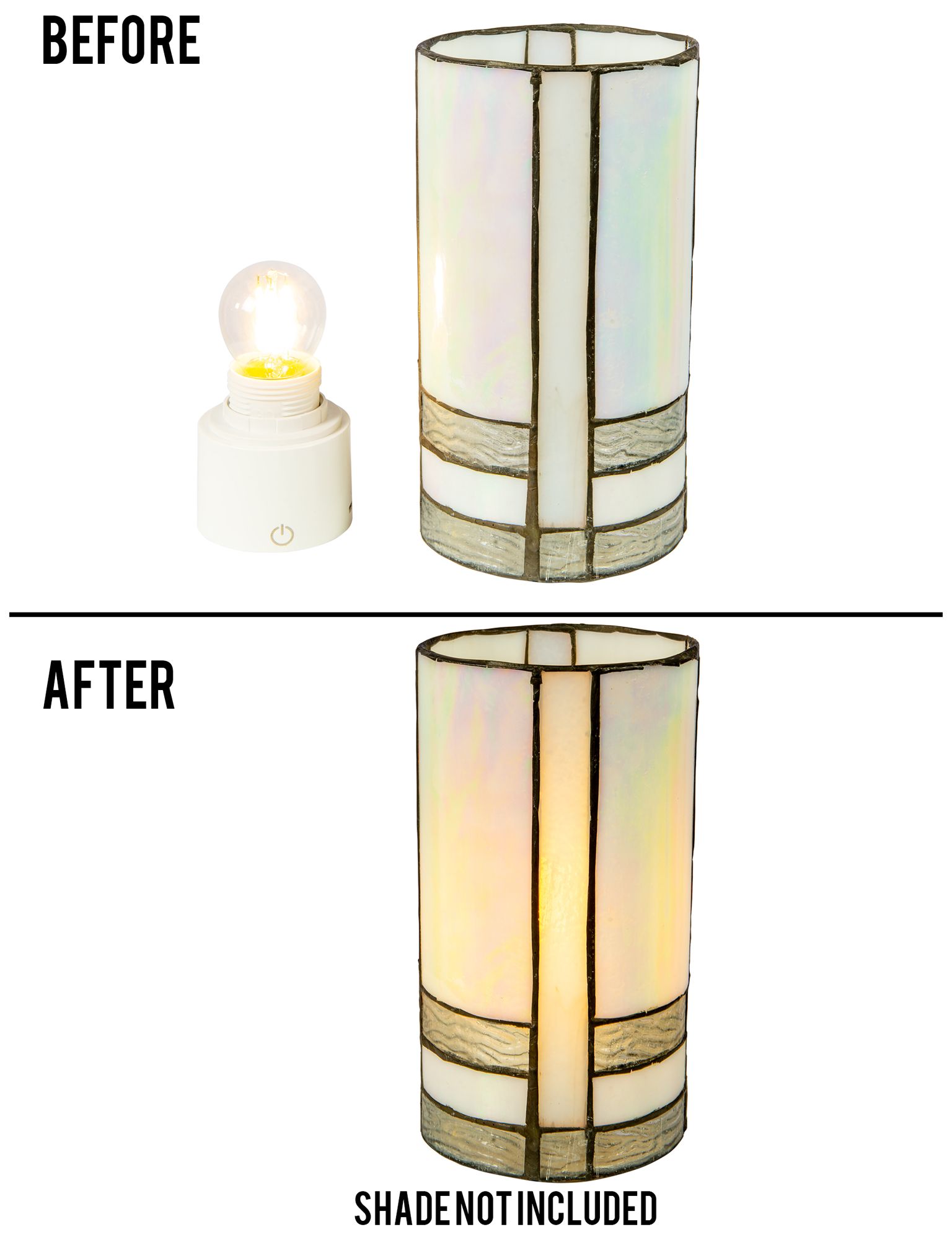 Image 5 Dale Tiffany 2.75" Tall Riccari Cordless Rechargeable Accent Lamp more views