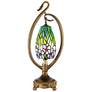 1_Dale Tiffany 20" Tall Grove Floral Tiffany Accent Lamp