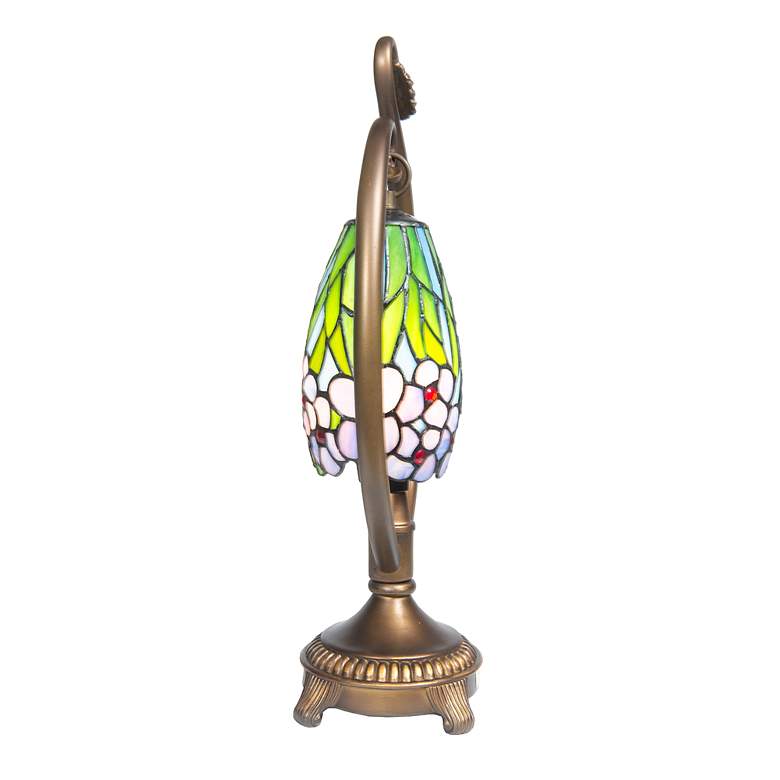 Image 3 Dale Tiffany 20" Tall Grove Floral Tiffany Accent Lamp more views