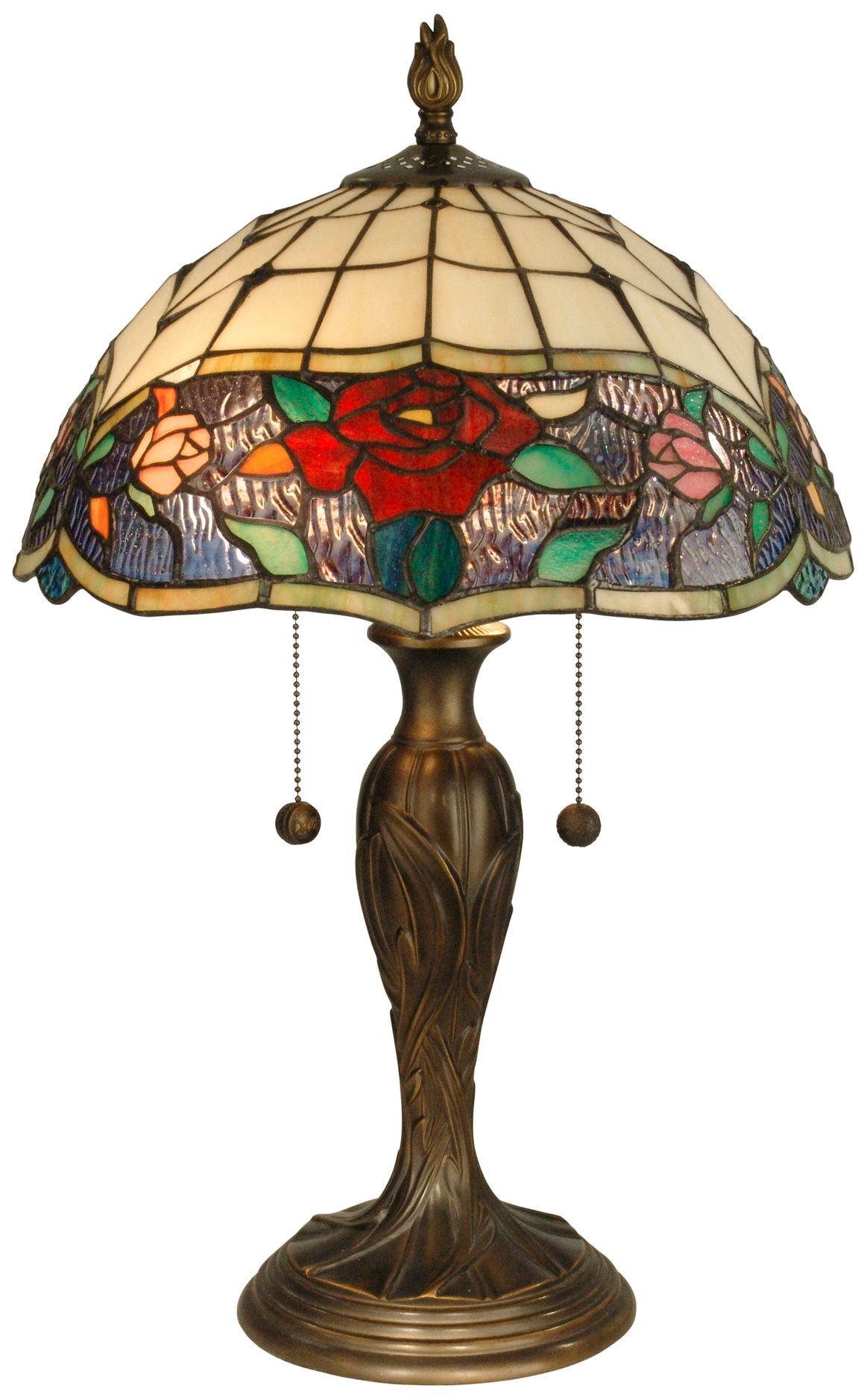 Image 2 Dale Tiffany 21.75" Tall Malta Tiffany Table Lamp