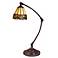 Dale Tiffany 22" Adjustable Tiffany-Style Glass Downbridge Desk Lamp