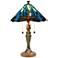 Dale Tiffany 22" Tall Huxley Dragonfly Tiffany Table Lamp