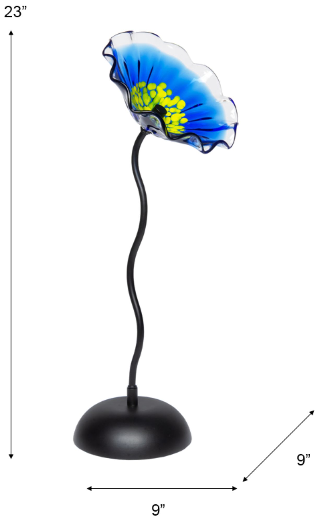Image 3 Dale Tiffany 23" Tall Fiore Bloom Blue H more views