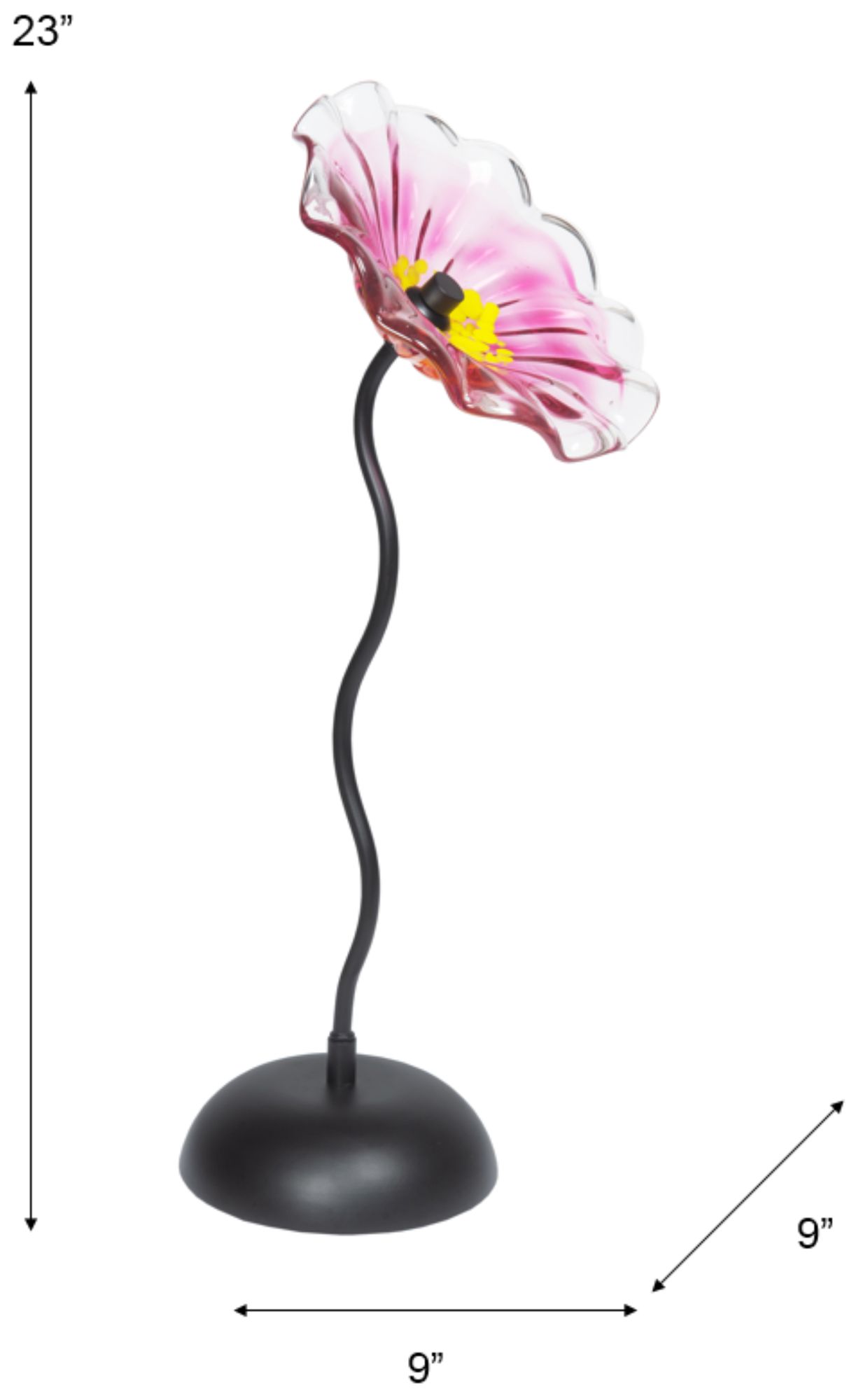 Image 3 Dale Tiffany 23" Tall Fiore Bloom Pink H more views
