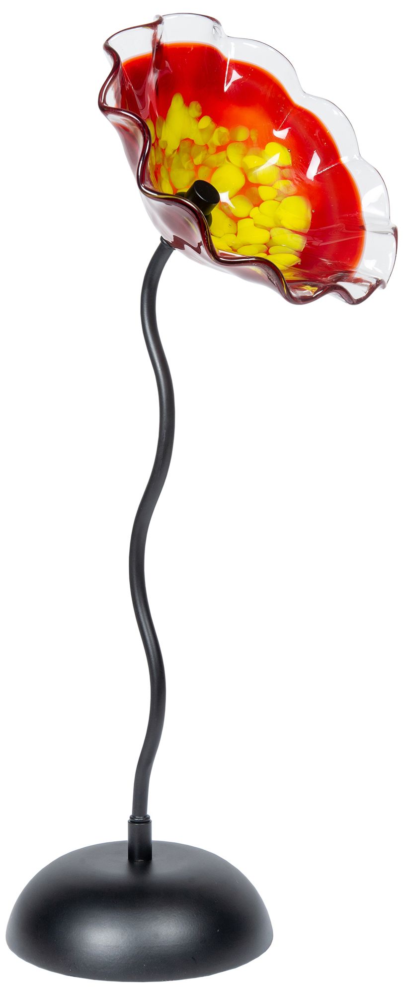 Image 2 Dale Tiffany 23" Tall Fiore Bloom Red Ha