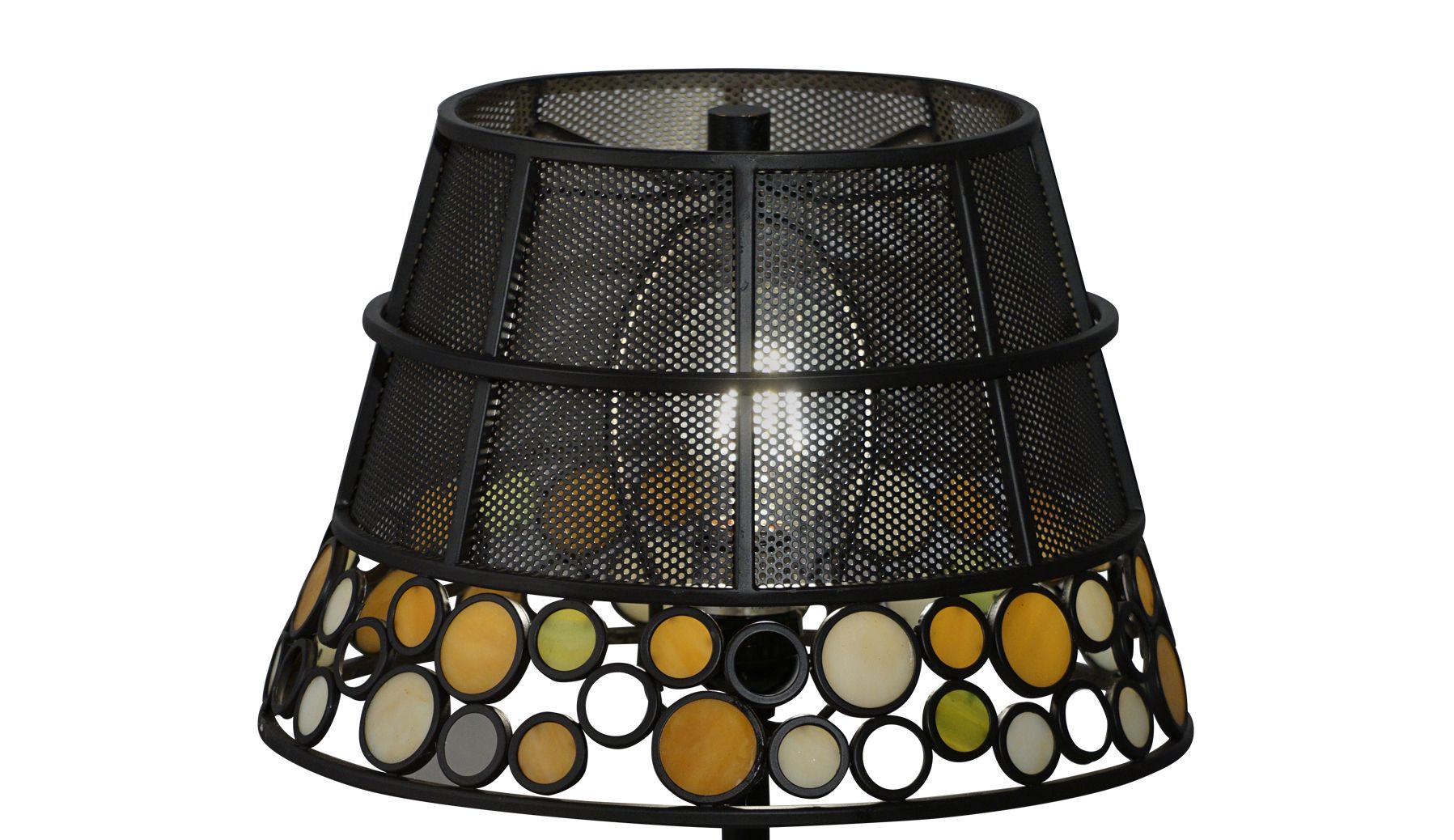 Image 4 Dale Tiffany 24.5" Tall Pasqual Mesh Tiffany Table Lamp more views