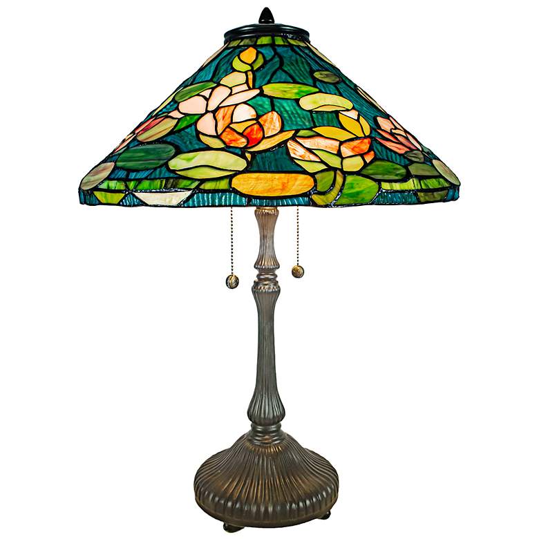 Image 2 Dale Tiffany 25" Huntington Tiffany Table Lamp