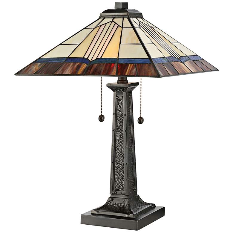 Image 2 Dale Tiffany 25" Tall Novella Tiffany Table Lamp