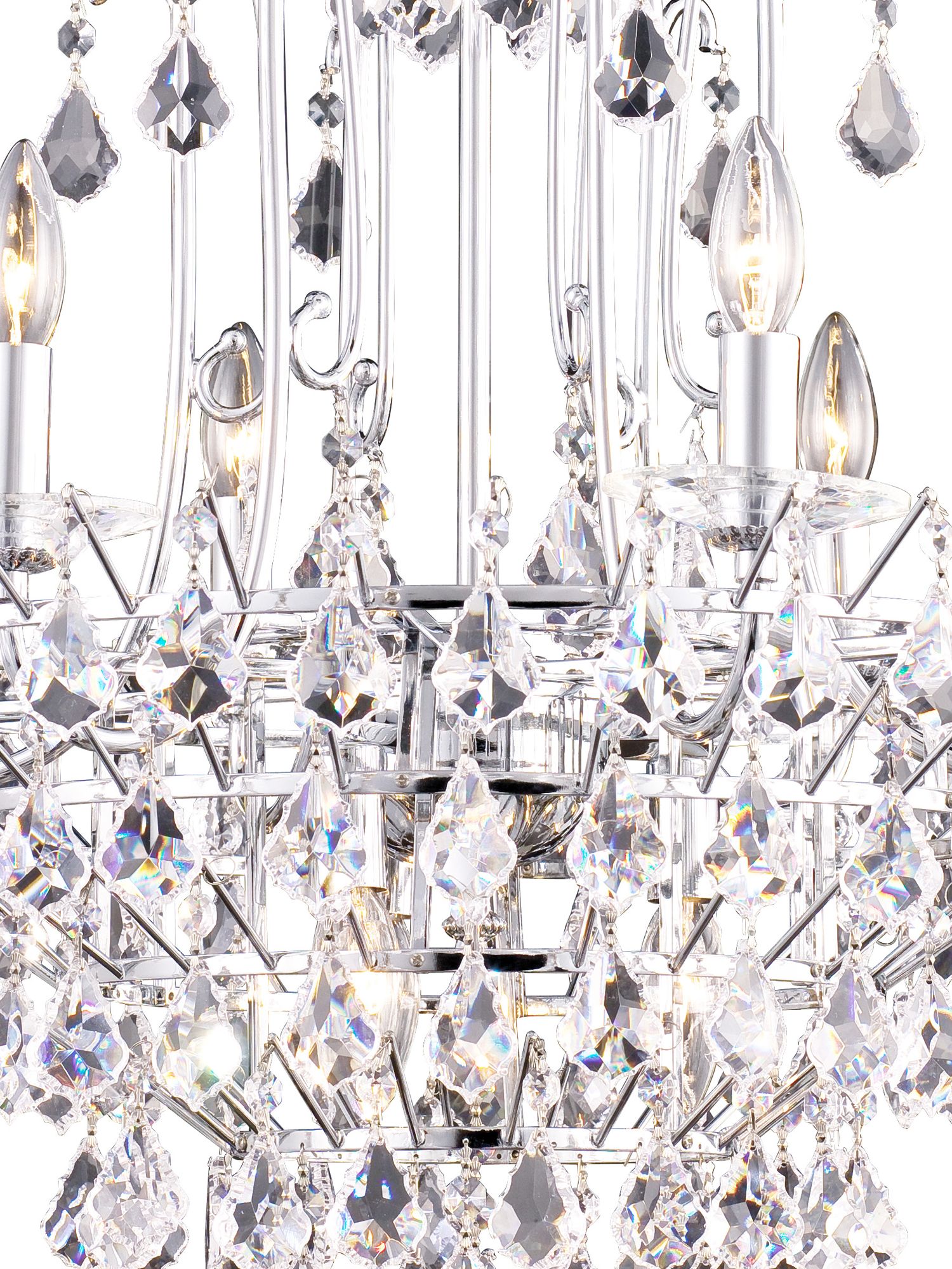 Image 4 Dale Tiffany 25" Wide Grand Tennyson Crystal Chandelier more views