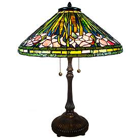 Image1 of Dale Tiffany 26.5" Daffodil Tiffany Table Lamp