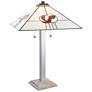Dale Tiffany 26.5" Tall Mack Rose Tiffany Table Lamp