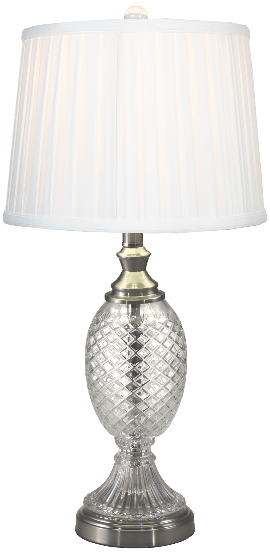 Image 2 Dale Tiffany 26" Tall Culmore 24% Lead Crystal Table Lamp