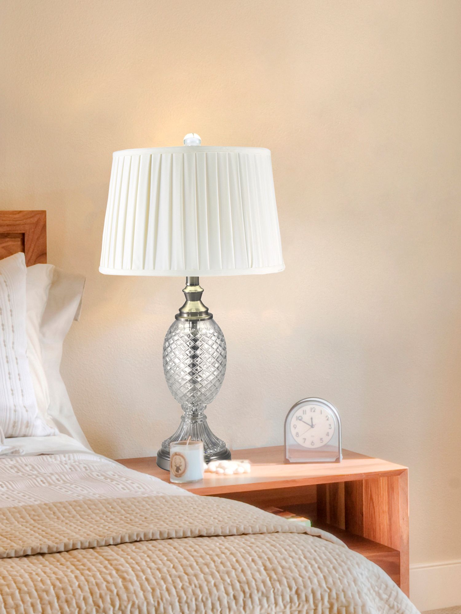 Image 3 Dale Tiffany 26" Tall Culmore 24% Lead Crystal Table Lamp more views