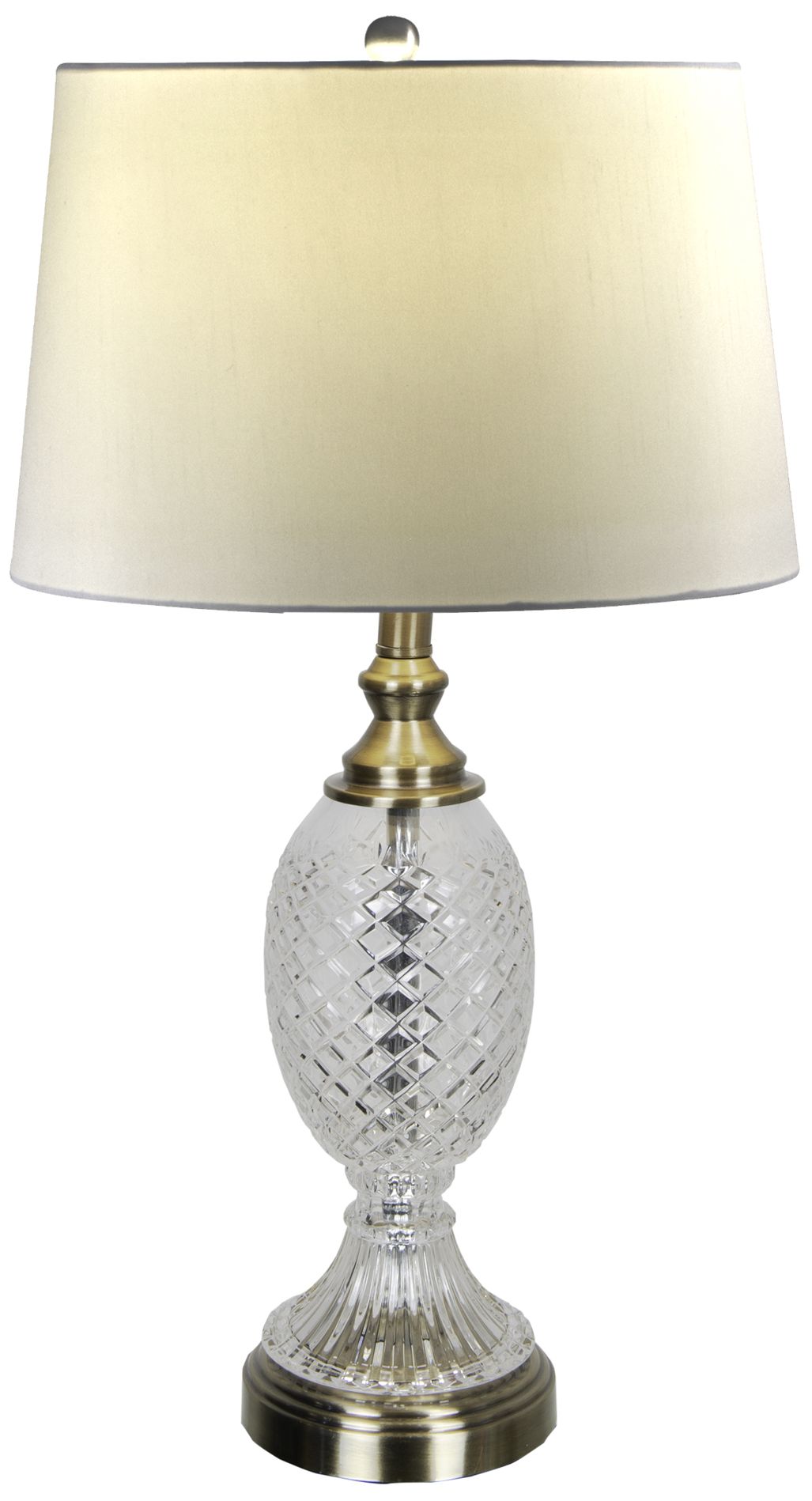 Image 2 Dale Tiffany 26" Tall Retozo 24% Lead Crystal Table Lamp