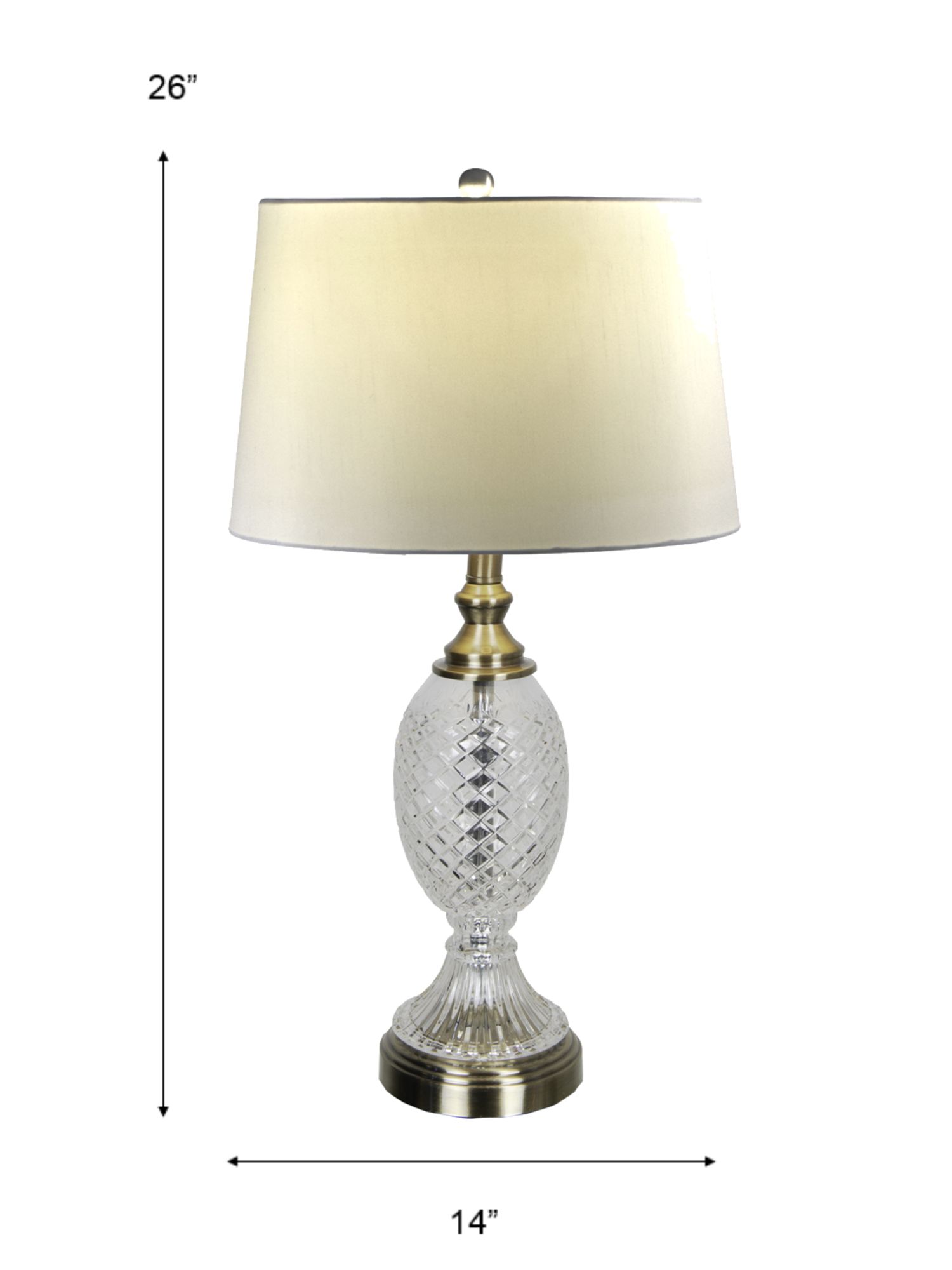 Image 3 Dale Tiffany 26" Tall Retozo 24% Lead Crystal Table Lamp more views