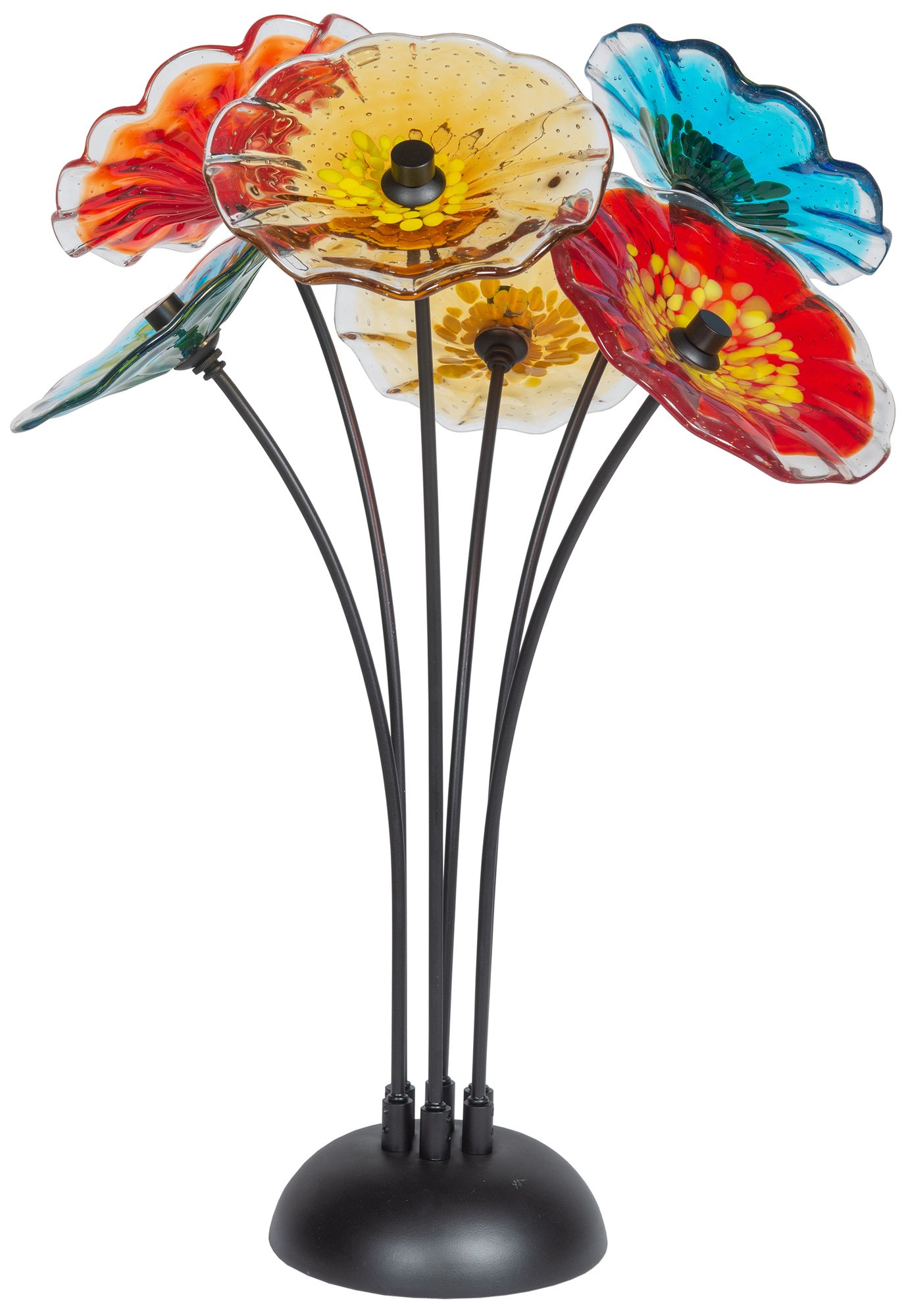 Image 4 Dale Tiffany 26" Tall Fiore Bloom 6-Plat more views