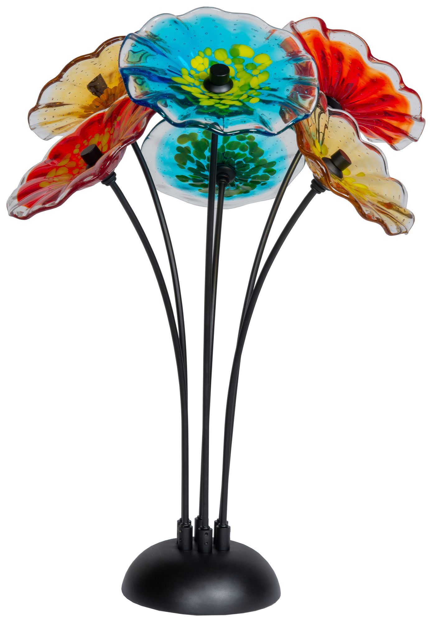 Image 5 Dale Tiffany 26" Tall Fiore Bloom 6-Plat more views