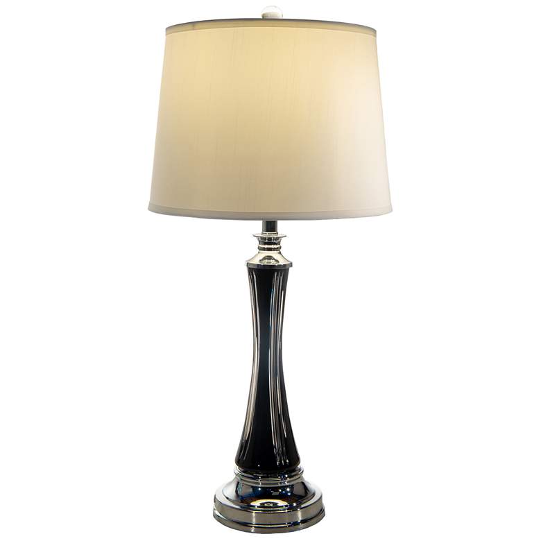 Image 1 Dale Tiffany 27 inch Tall Vena 24% Lead Crystal Table Lamp
