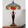 Thumbnail1 of Dale Tiffany 27" Tall Zenia Rose Tiffany Table Lamp
