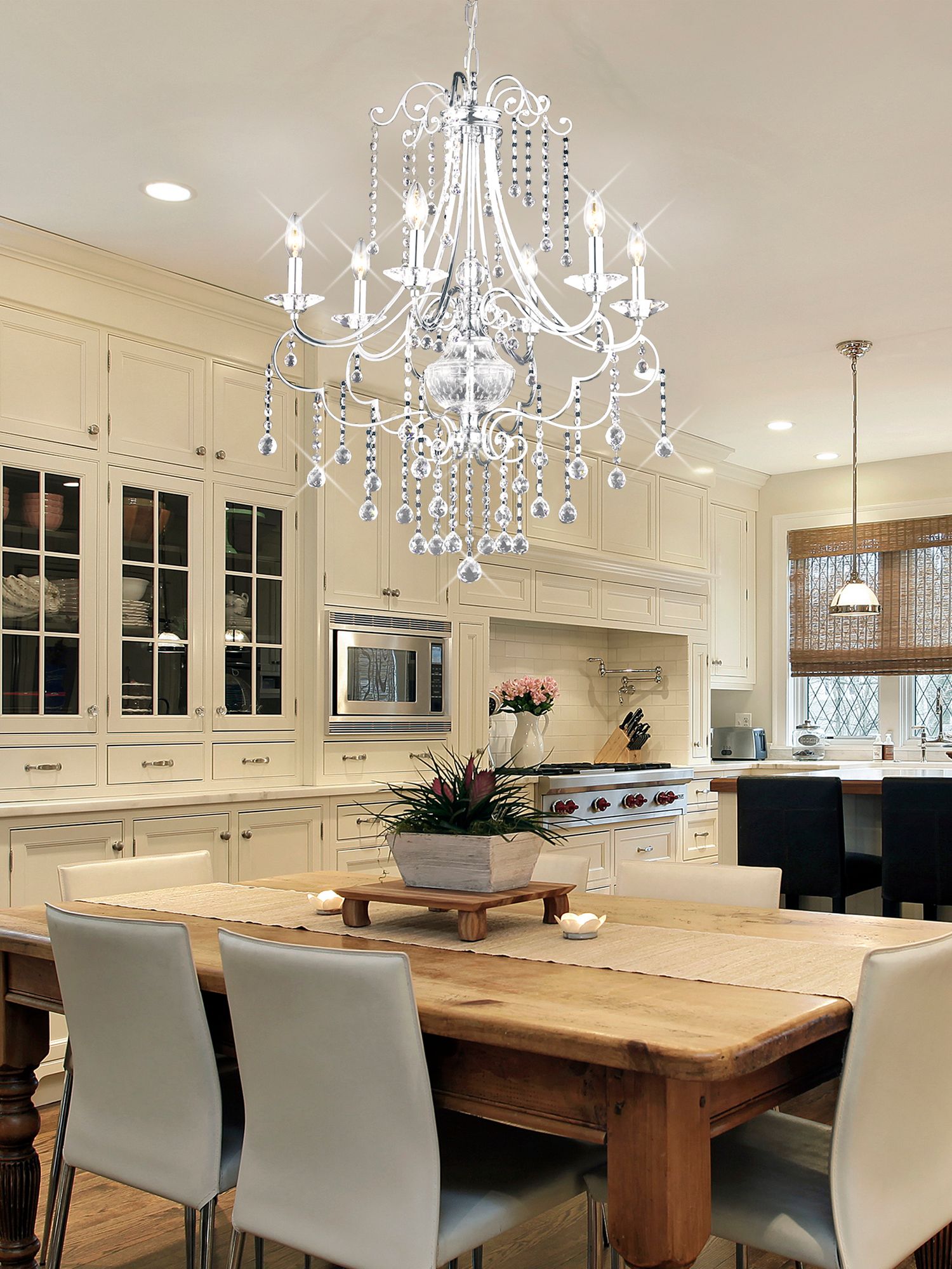 Image 2 Dale Tiffany 27" Wide Edenbridge Crystal Chandelier more views