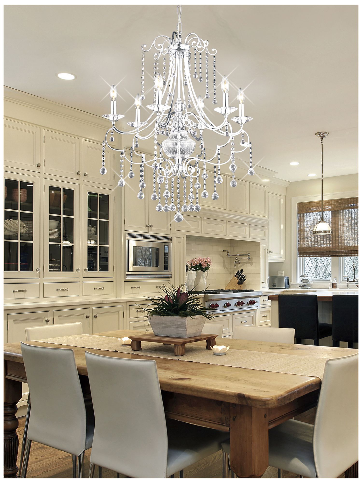 Image 2 Dale Tiffany 27" Wide Edenbridge Crystal Chandelier more views