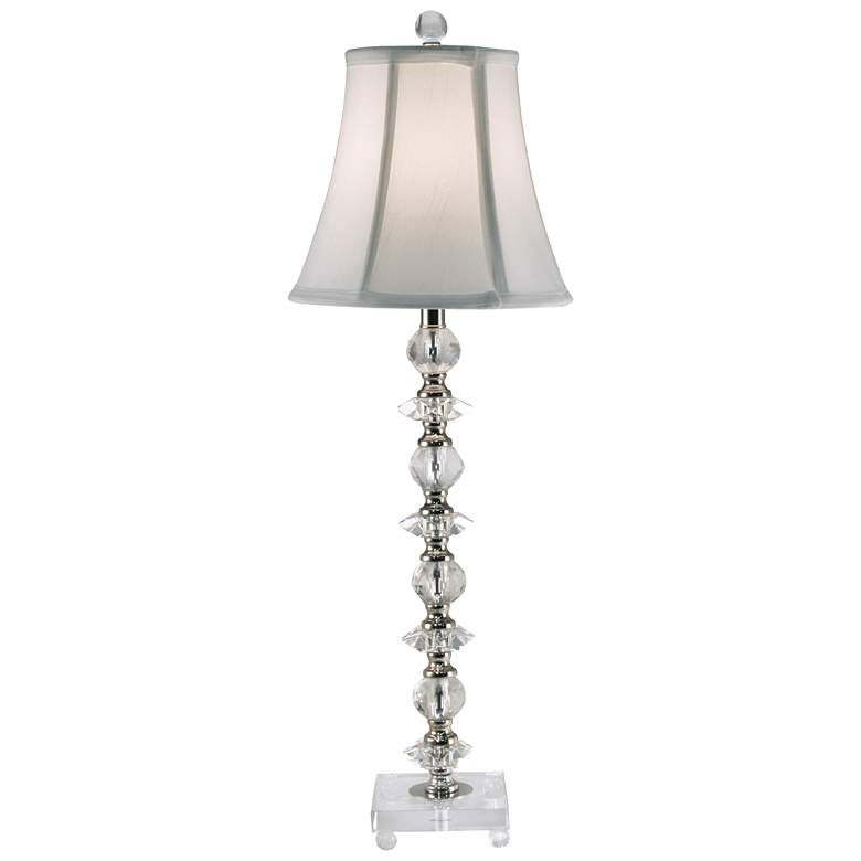 Image 1 Dale Tiffany 28.5" Tall Parvan Crystal Buffet Table Lamp