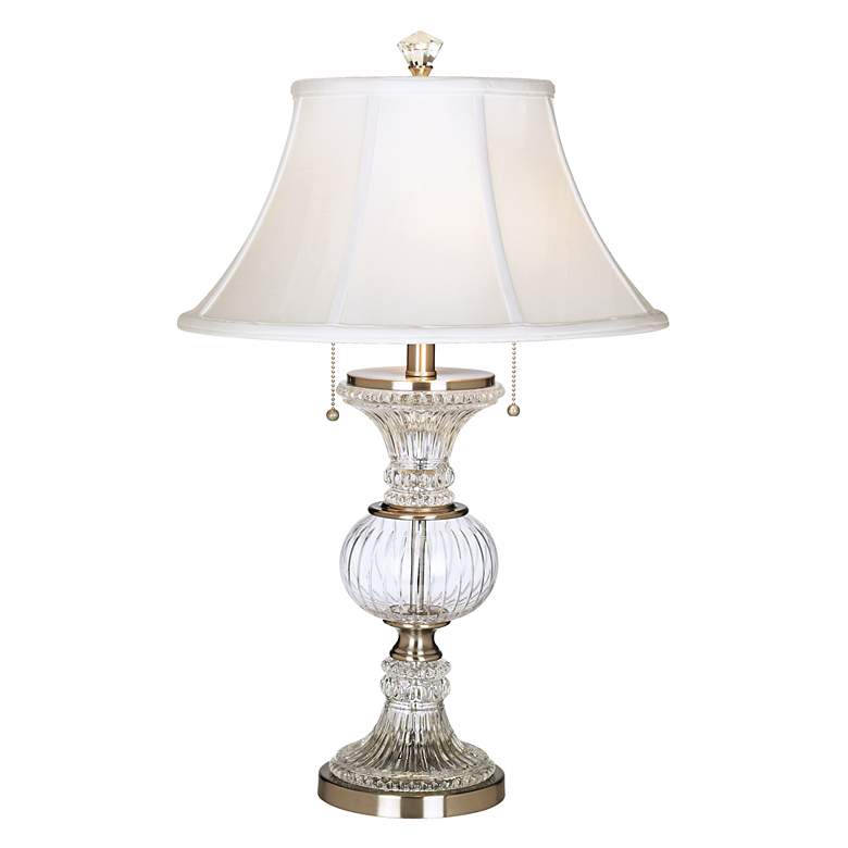 Image 2 Dale Tiffany 28 1/2" Traditional Crystal Globe Table Lamp