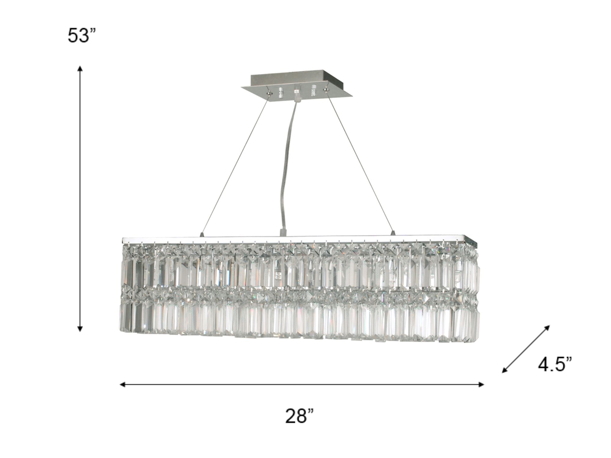 Image 4 Dale Tiffany 28" Wide Canley Crystal Vanity Chandelier more views