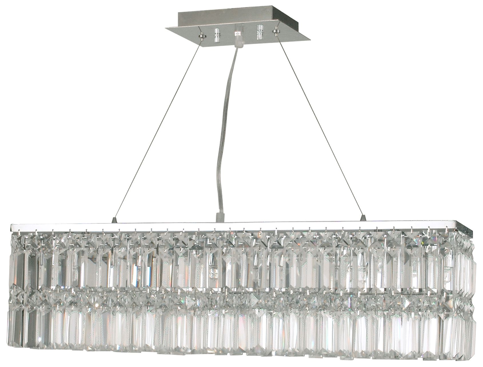 Image 2 Dale Tiffany 28" Wide Canley Crystal Vanity Chandelier