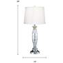 3_Dale Tiffany 29" Tall Powis 24% Lead Crystal Table Lamp more views