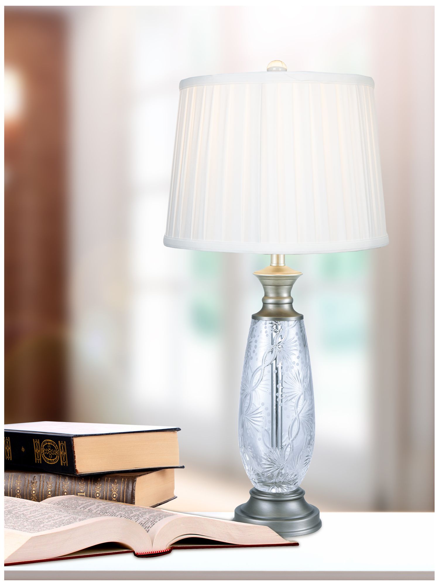 Image 2 Dale Tiffany 30.5" Tall Impressionable Crystal Table Lamp more views