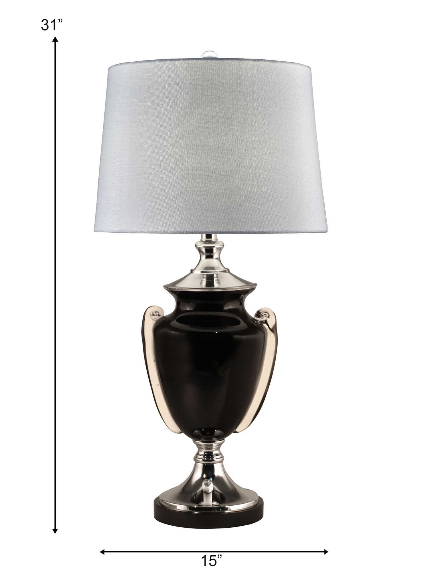Image 3 Dale Tiffany 31" Tall Regis Hand Blown Art Glass Table Lamp more views