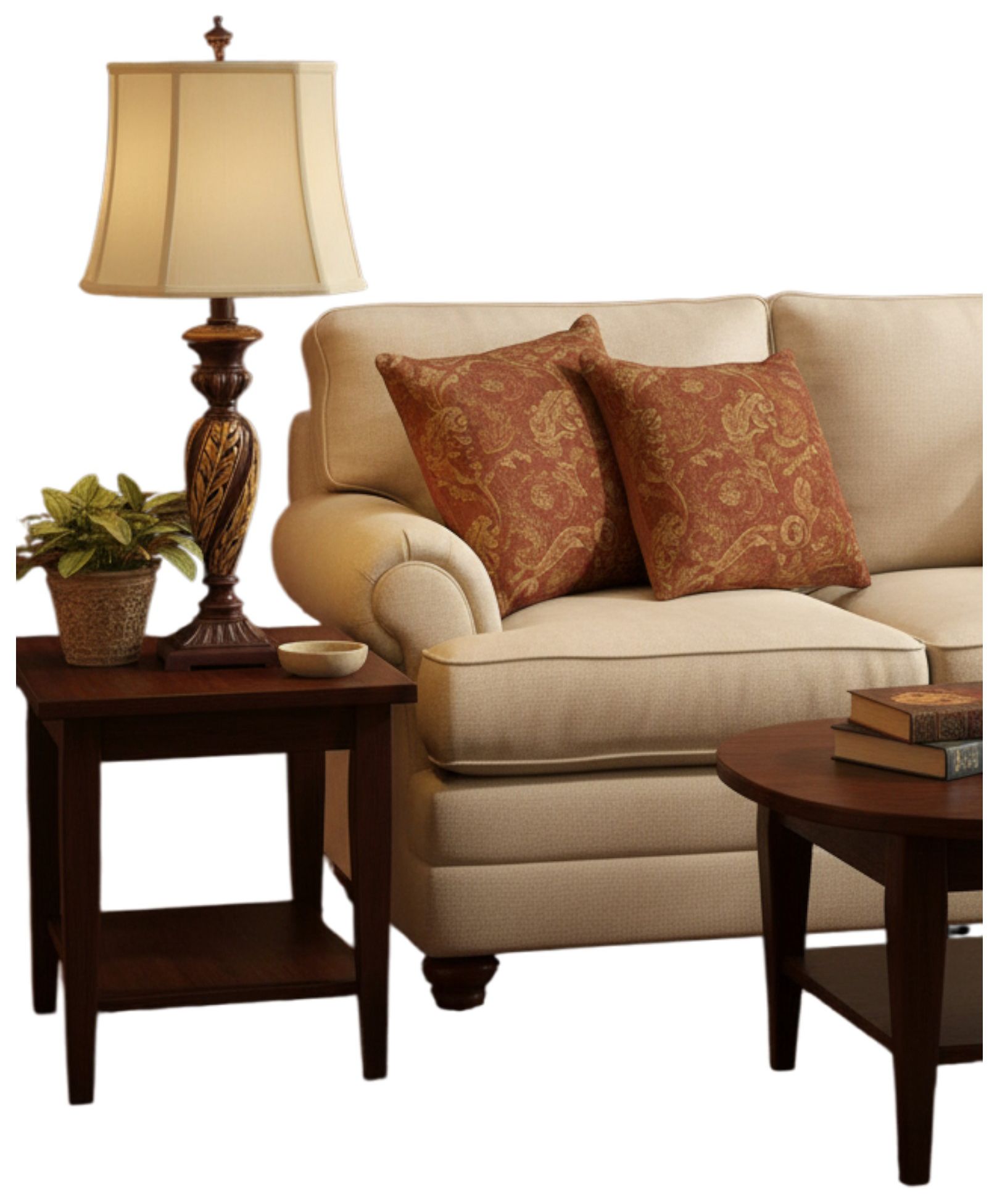 Image 2 Dale Tiffany 31" Tall Twisted Vine Fabric Table Lamp with Fabric Shade more views