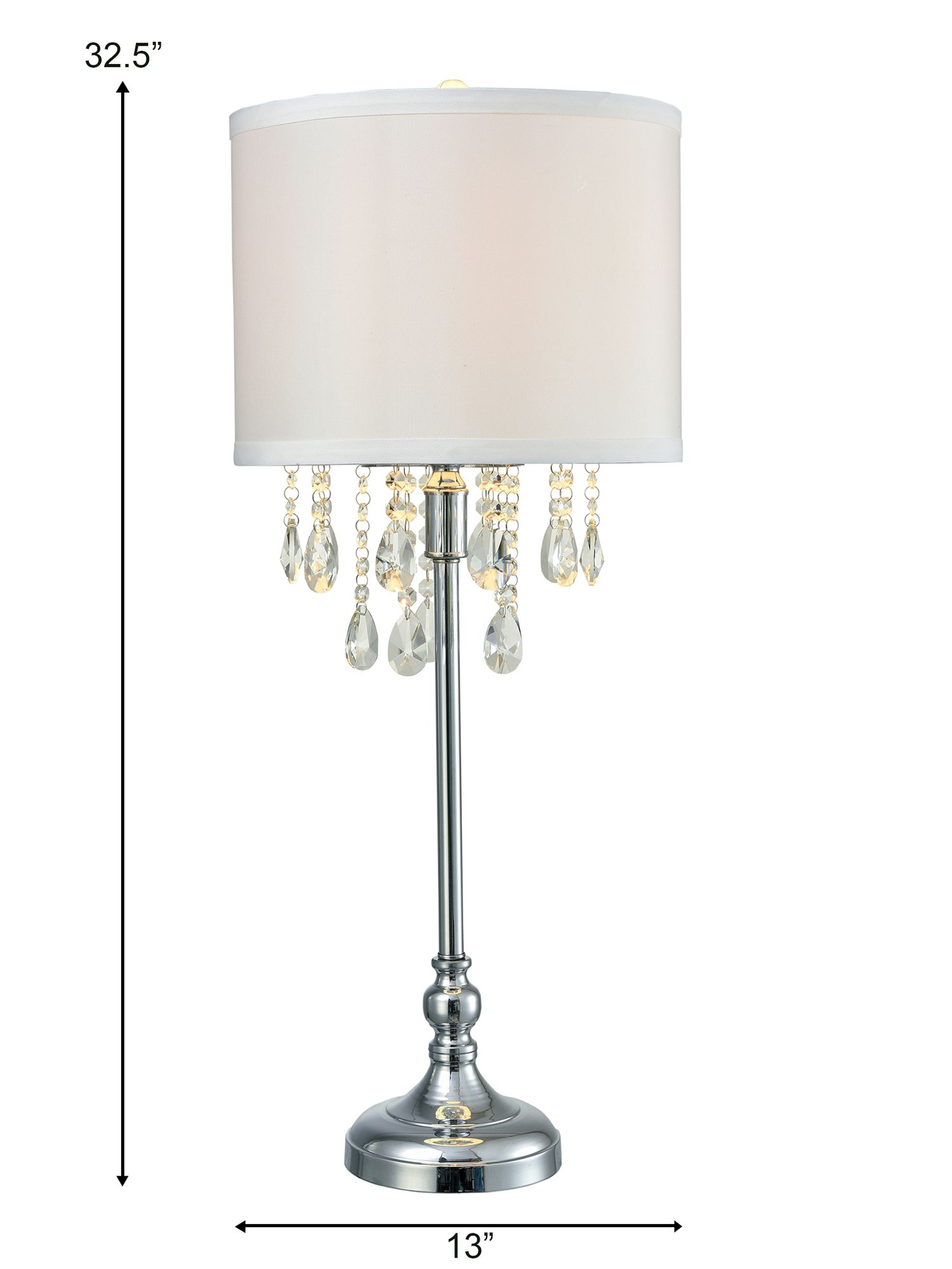 Image 4 Dale Tiffany 32.5" Tall Essence Crystal Table Lamp more views