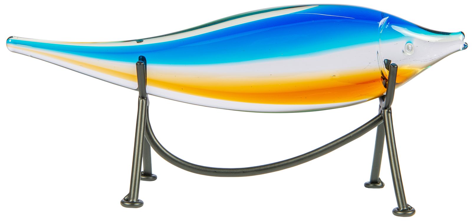 Image 2 Dale Tiffany 4.5" Tall Single Garfish Handcrafted Sculpture with Stand