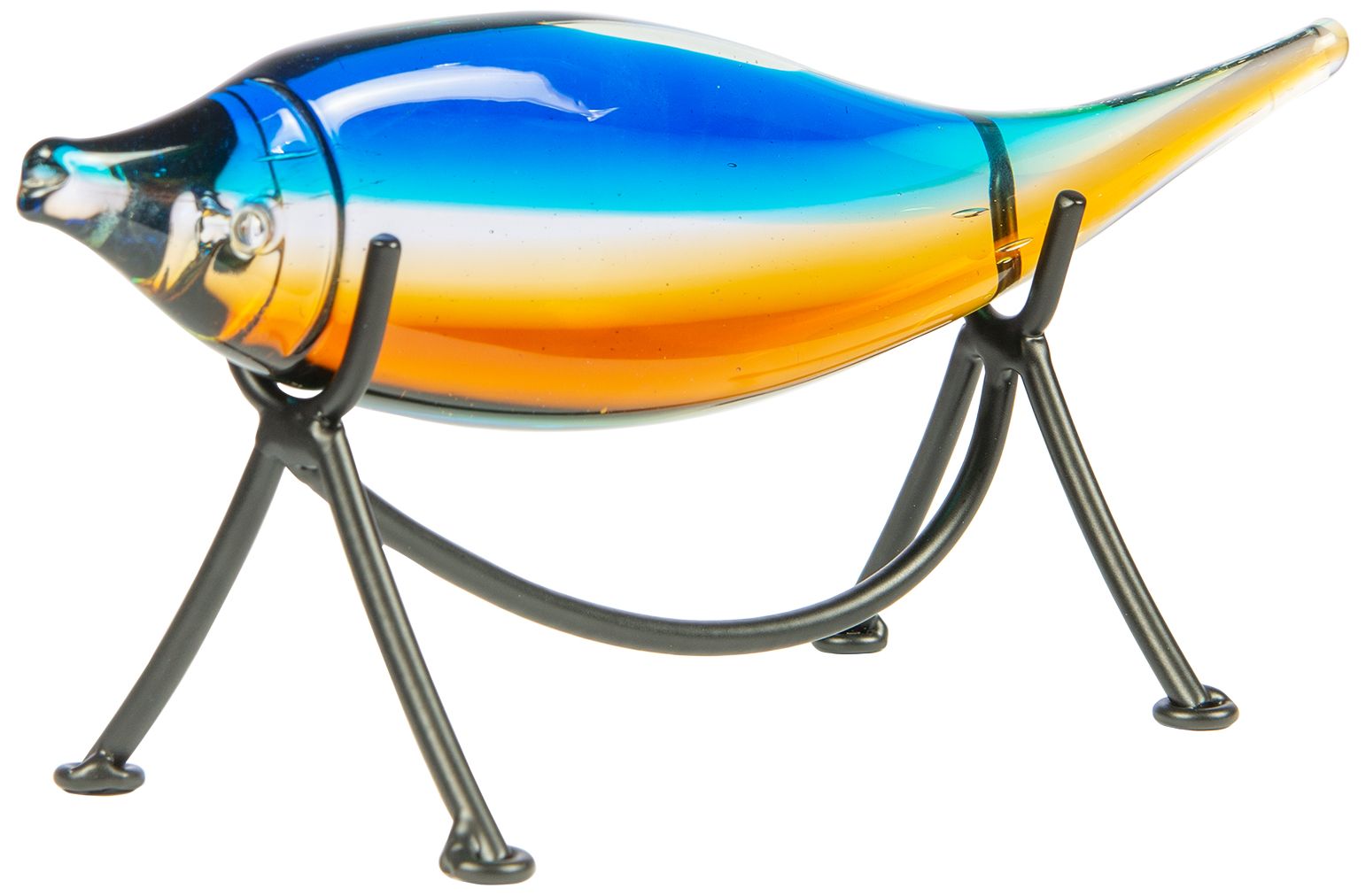 Image 4 Dale Tiffany 4.5" Tall Single Garfish Handcrafted Sculpture with Stand more views