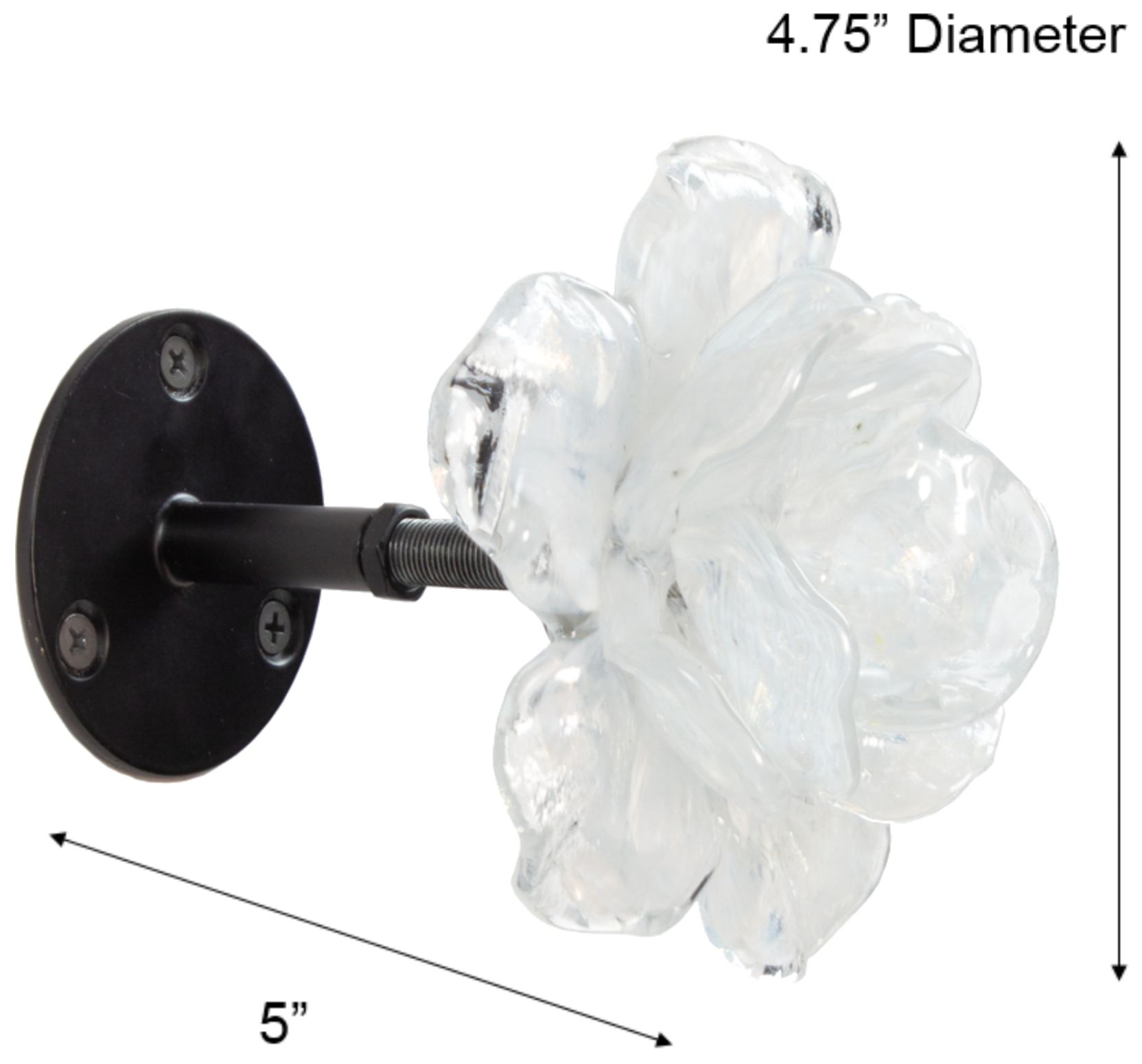 Image 3 Dale Tiffany 4.75" White Rose Bud Glossy more views