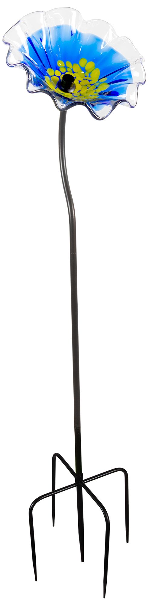 Image 2 Dale Tiffany 43" Tall Fiore Bloom Blue H