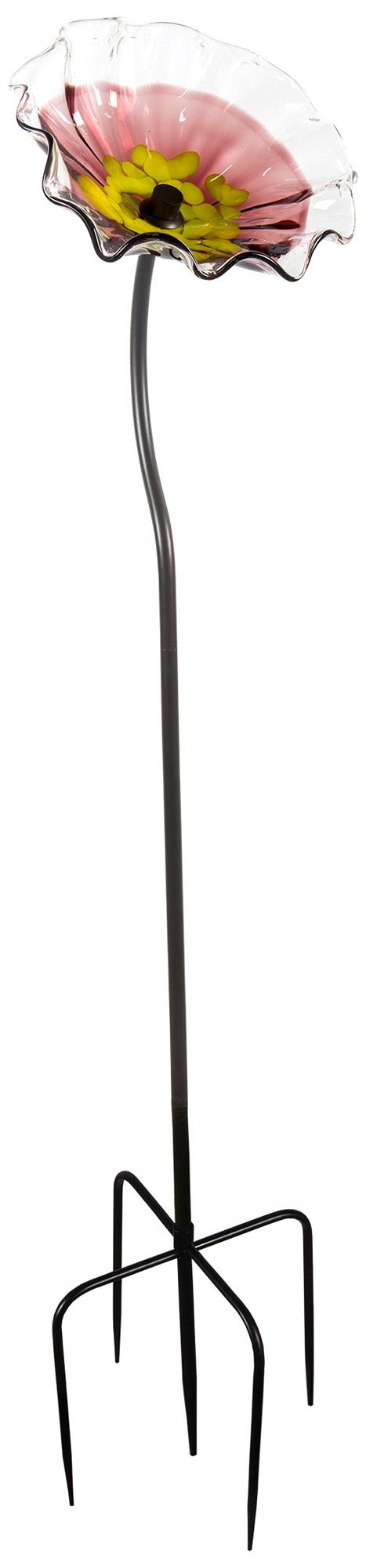 Image 2 Dale Tiffany 43" Tall Fiore Bloom Pink H