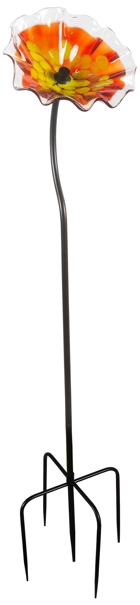 Image 2 Dale Tiffany 43" Tall Fiore Bloom Red Ha