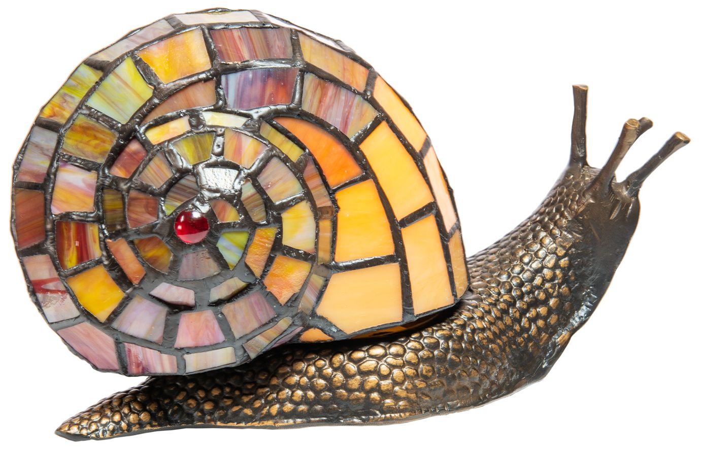 Image 5 Dale Tiffany 5.75" Tall Snail Tiffany Accent Lamp more views