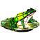 Dale Tiffany 5.75" Tall Frog Lily Pad Tiffany Accent Lamp
