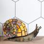 1_Dale Tiffany 5.75" Tall Snail Tiffany Accent Lamp
