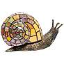 5_Dale Tiffany 5.75" Tall Snail Tiffany Accent Lamp more views