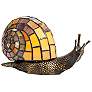 6_Dale Tiffany 5.75" Tall Snail Tiffany Accent Lamp more views