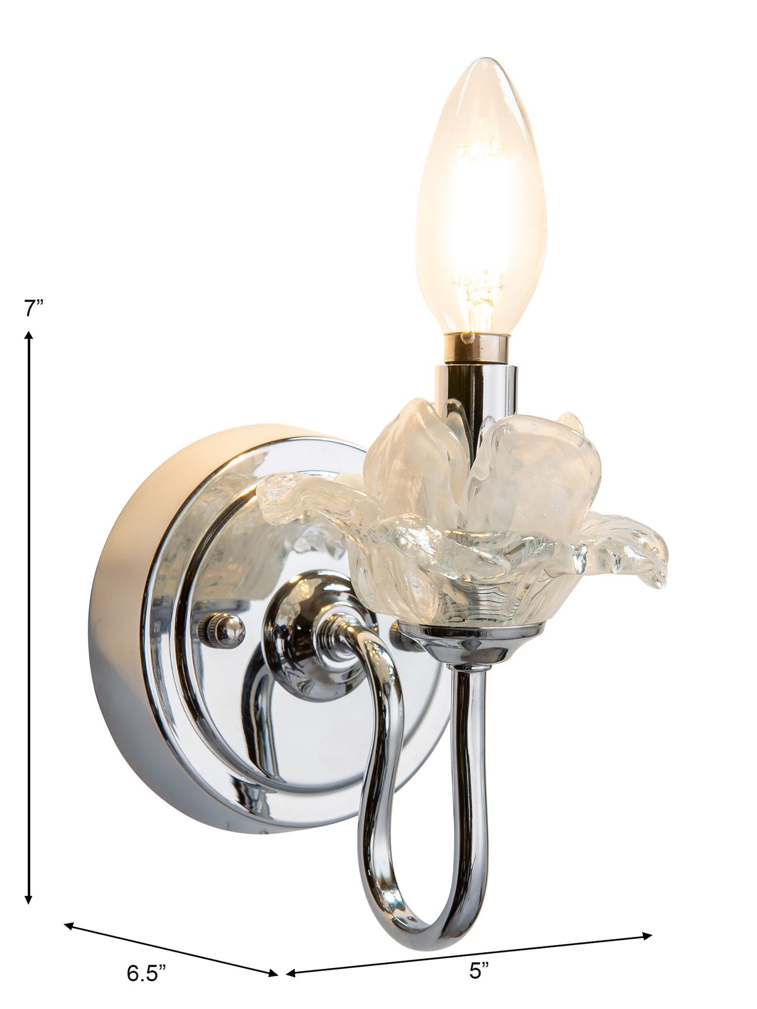 Image 3 Dale Tiffany 5" Wide Bittersweet Art Glass Wall Sconce more views