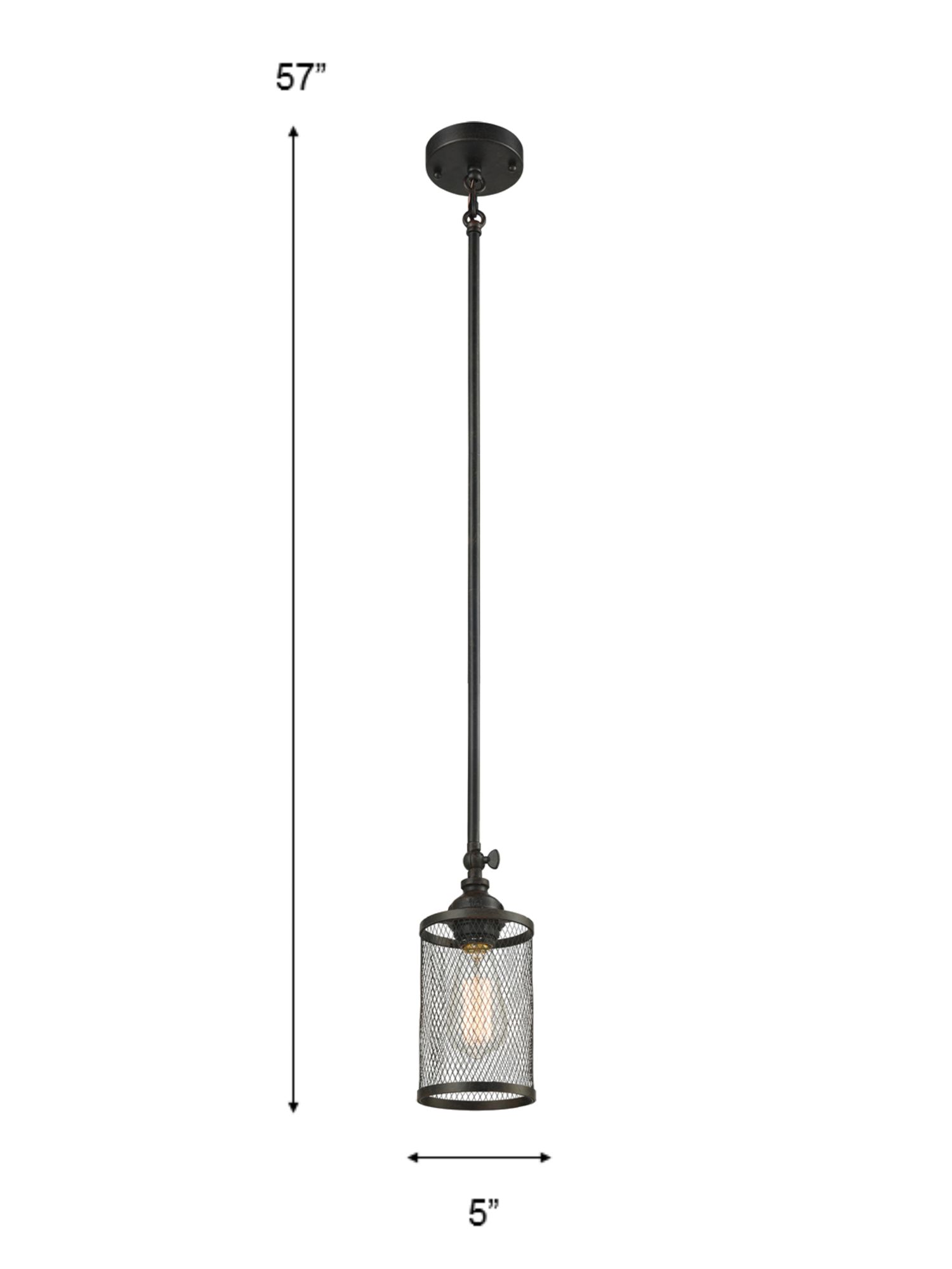 Image 3 Dale Tiffany 5" Wide Garth LED Vintage Industrial Mini Pendant more views