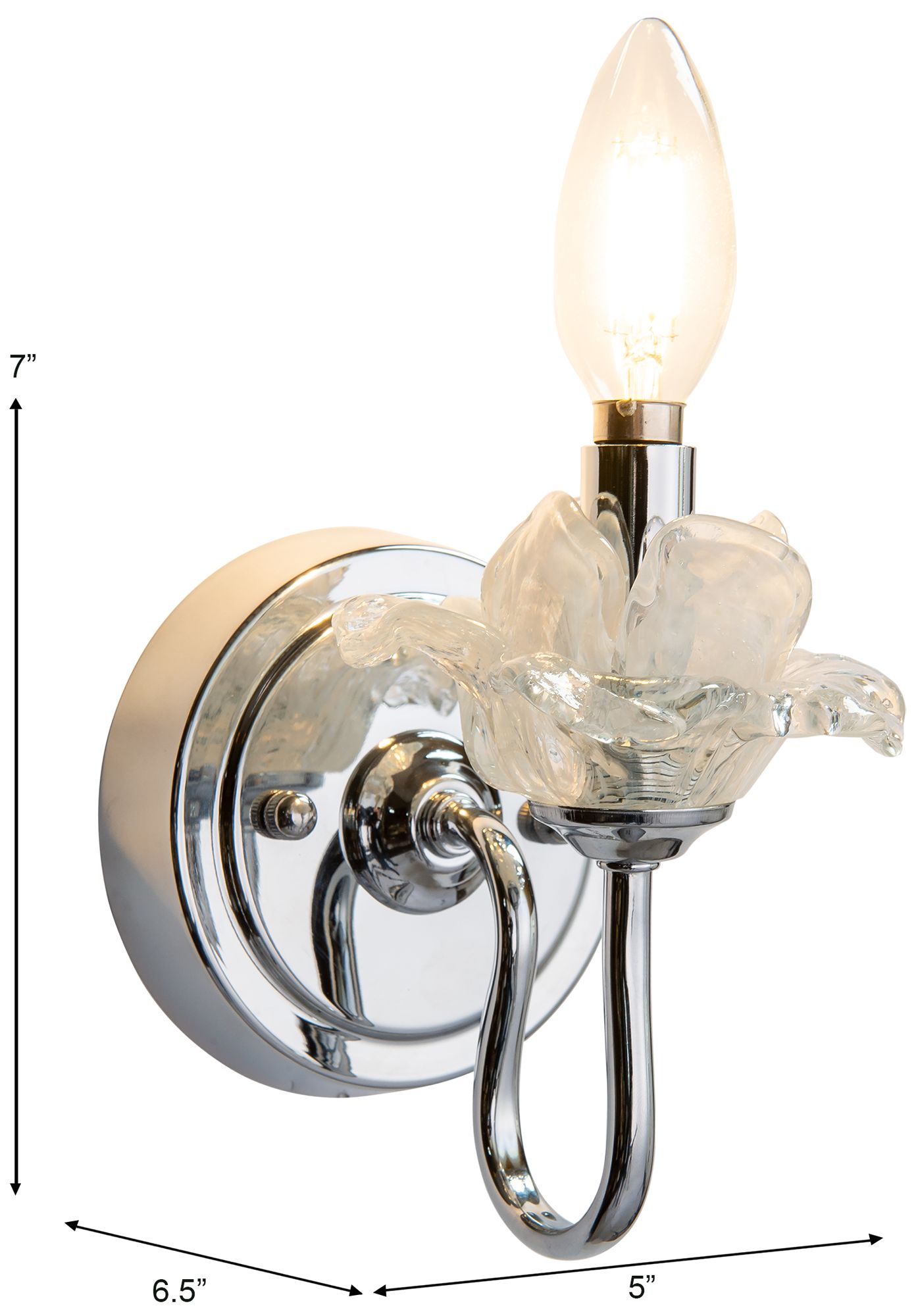 Image 3 Dale Tiffany 5" Wide Bittersweet Art Glass Wall Sconce more views