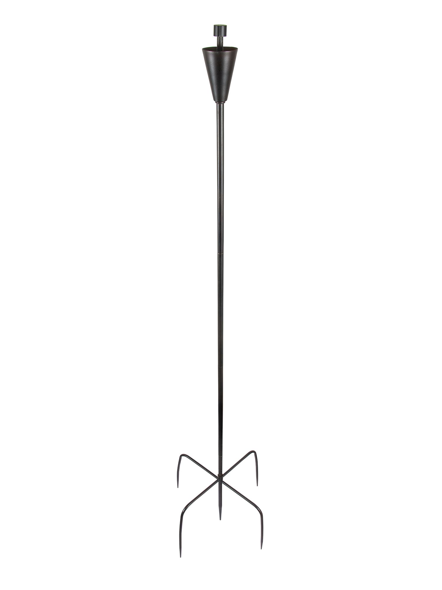 Image 6 Dale Tiffany 52" Tall Fiore Bloom Blue Hand Blown Glass Bird Bath / Feeder more views